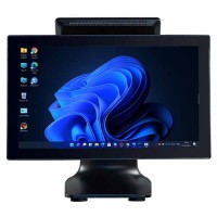 Müşteri Çift Ekranlı Pos Terminal 18,5 inç 16GB RAM